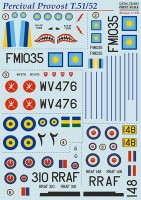 Print Scale 72491 Percival Provost T. 51/52 1/72