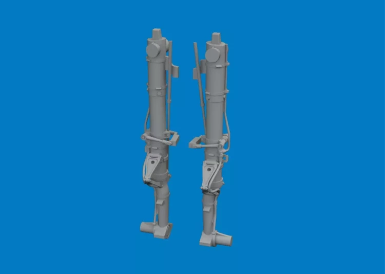 Eduard 6481157 P-47D undercar. legs PRINT (MINA) 1/48