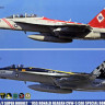 Hasegawa SP341 F/A-18E/F "SS Ronald Reagan CVW-5 CAG (Set of 2) 1/72