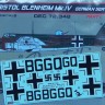 Kora Model DEC72348 B.Blenheim Mk.IV German service I. декали декали 1/72