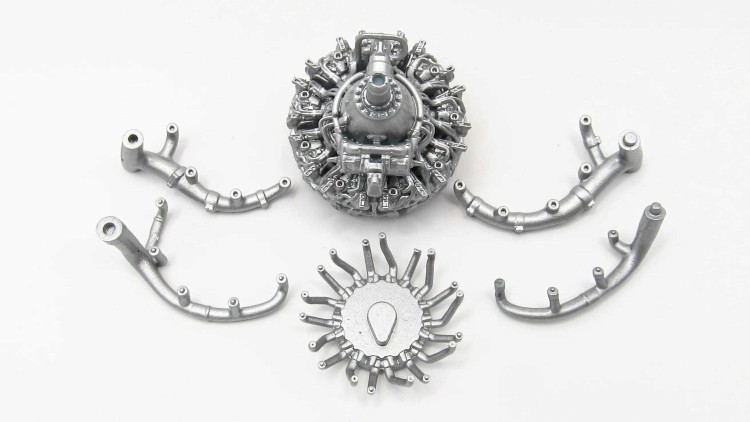 Metallic Details MDR72122 Wright R-3350 engine (3D printed version) 1/72