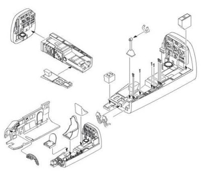 CMK 5026 Junkers Ju 88A Interior set for REV 1/32