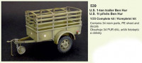 Plus model 539 1/35 US 1-ton trailer Ben Hur (incl.PE & decals)