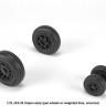 Armory ARAW32502 Saab JAS-39 "Gripen" wheels with weighted tires, early 1/32
