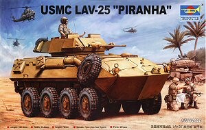 Trumpeter 00349 БТР LAV-25 &quot;Пиранья&quot; USMC 1/35