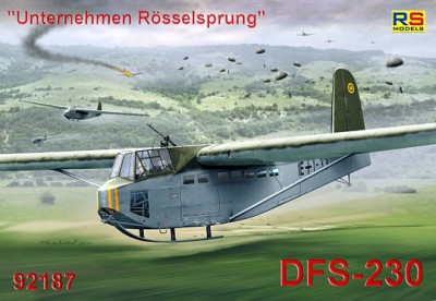 RS Model 92187 DFS 230 &quot;Unternehmen Rosselsprung&quot; 1/72