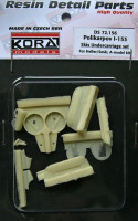 Kora Model DS72156 Polikarpov I-153 Skis Undercarriage set 1/72