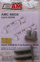 Advanced Modeling AMC 48034 ODAB-500PM Air-Fuel Explosiv bomb (2 pcs.) 1/48