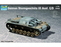 Trumpeter 07257 САУ Штурмгешютц III Ausf.C/D 1/72
