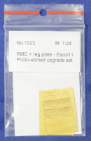 REJI MODEL DECRJ1023 1/24 Ford Escort Mk.I RMC&register plate (PE set)