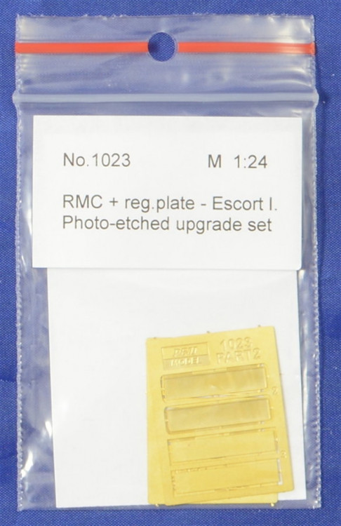 Reji Model 1023 Ford Escort Mk.I RMC&register plate (PE set) 1/24