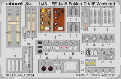 Eduard FE1419 Fokker D.VIIF Weekend (EDU) 1/48