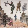 Waterloo 1815 WLAP037 WWII Italian Tank and Vehicle Drivers and Crew and Artillery Crew 1/72