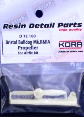 Kora Model AD72160 Bristol Bulldog Mk.II/II.A propeller (AIRFIX) 1/72