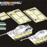 Voyager Model PEA377 WWII German King Tiger Schurzen For TAMIYA35164 35169 35252 1/35