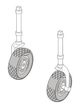CMK Q72032 P-51D Mustang wheels - for TAM 1/72