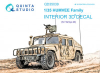 Quinta studio QD35039 для семейства HUMVEE (Tamiya) 3D Декаль интерьера кабины 1/35