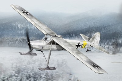 Hobby Boss 80183 Немецкий разведывательный самолёт Fieseler Fi-156 C-3 Skiplane 1/35