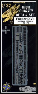 HGW 132102 Fokker D.VII Surface Details 1/32