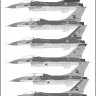 Model Maker Decals D48136 Lockheed-Martin F-16A/AM/B/BM in Portuquese service - generic set 1/48