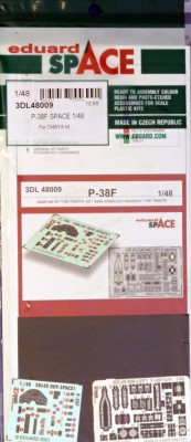 Eduard 3DL48009 P-38F SPACE (TAM) 1:48