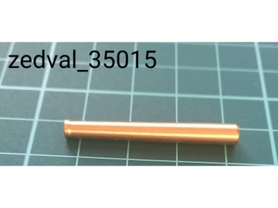 Zedval 35015 76 мм ствол пушки Л-10 для Т-28 1/35