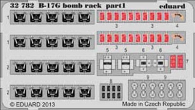Eduard 32782 B-17G bomb rack