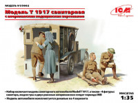 ICM 35662 Форд T 1917 санитарный, с американским медицинским персоналом 1/35