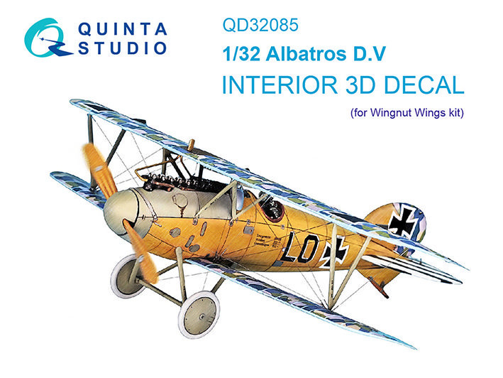 Quinta studio QD32085 Albatros D.V (Wingnut Wings) 1/32