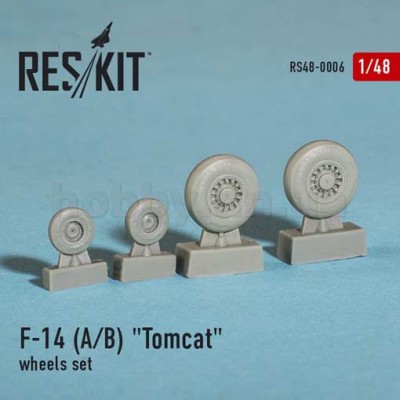 ResKit RS48-0006 F-14 (A/B) &quot;Tomcat&quot; wheels set 1/48