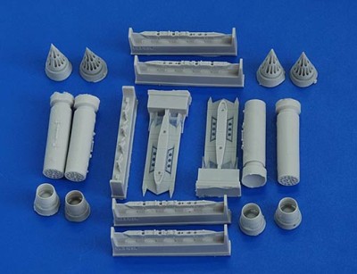 Advanced Modeling AMC 72005 Twin store carrier with BD3-USK racks 1/72