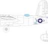 Eduard EX1118 Mask B-26G Marauder US nat.insignia (ICM) 1/48