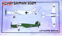 Kora Model KPK72094 Saiman 202M Luftwaffe Service 1/72