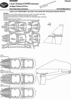 New Ware M1097 Mask F-4E, F-4G Phantom II ADVANCED (MENG) 1/48