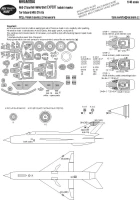 New Ware M1194 Mask MiG-21 bis/MF/MFN/SMT EXPERT (EDU) 1/48
