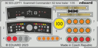 Eduard 36503 SET Scammel Commander w/ 62t semitrailer (HOBBYB) 1/35