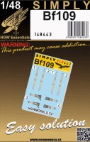 HGW 148443 Seatbelts Bf 109 (SIMPLY) 1/48