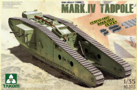 Takom 2015 WWI Heavy Battle Tank Mark IV Male Tadpole w/Rear mortar