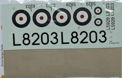 LF Model C48124 Decal M.Magister Mk.I Flying Training school 1/48