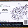 Reskit RSU35-0010 T700 Left Engine (KITTYH, ACAD) 1/35