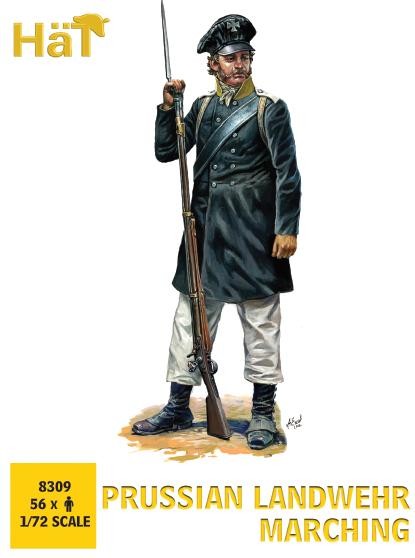 HAT 8309 Prussian Landwehr Marching 56 figures/box) 1/72