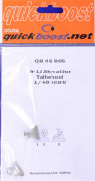 QuickBoost QB48805 A-1J Skyraider tailwheel (TAM) 1/48