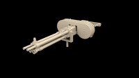 Metallic Details MDR48288 Te-3 Japanese Machine Gun 1/48