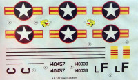 LF Model C72172 Decals N.A. T-28 Trojan over Vietnam (SWORD) 1/72