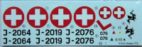LF Model C7256 Decals P-51D over Swiss 1/72