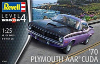 Revell 07664 Автомобиль Plymouth AAR Cuda 1970 (REVELL) 1/25