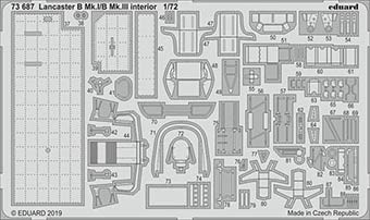 Eduard 73687 SET Lancaster B Mk.I/B Mk.III interior (AIRF)