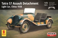 Attack 72972 Tatra 57 Assault Detach.Light Car, China 1938 1/72