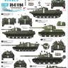 Star Decals 35-C1154 Tanks in Prague 1968. Soviet T-62A, PT-76 m/1951, PT-76B, T-34-85, ASU-85 1/35