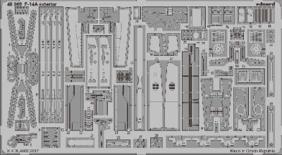 Eduard 48909 F-14A exterior 1/48 TAMIYA